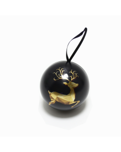 Bola navidad reno negra