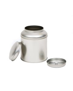 Bote metálico con tapa cúpula - XL