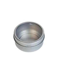 Botecito metálico magnético con ventana