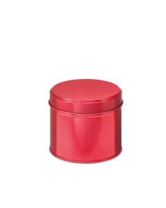 Botecito metálico rojo metalizado