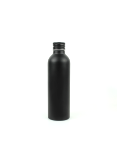 Botella de aluminio de 150 ml negra