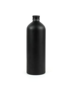 Botella de aluminio de 500 ml negra