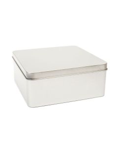 Caja metálica cuadrada pequeña