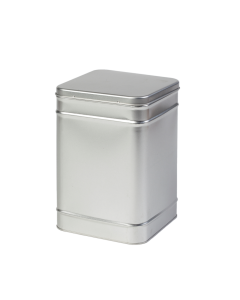 Caja metálica de 1kg con tapa bisagra