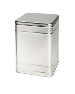 Caja metálica de 2kg con tapa bisagra