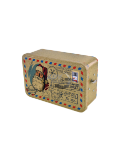 Caja metálica musical Santa Claus