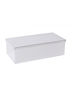 Caja metálica rectangular estrecha