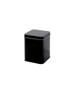 Caja metal cuadrada negra 200 gr