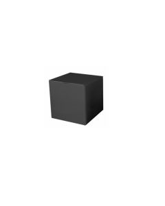 Muestra Envase metálico cuadrado negro 50 gr