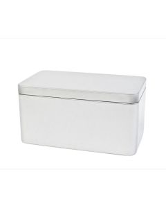 Envase metálico rectangular medio
