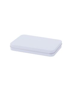 Envase metálico tamaño A6 blanco
