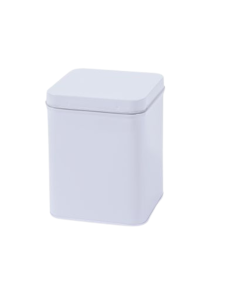 Envase metálico 50 gr blanco