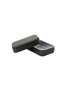 Jabonera Rectangular de Aluminio Negra
