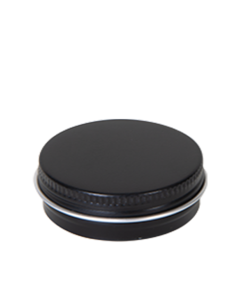 Latita de aluminio con tapa rosca -100 ml negra