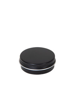 latita de aluminio negra de 50 ml