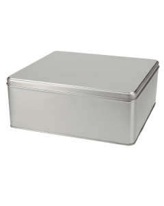 Muestra caja Metálica Rectangular con Tapa a Presión