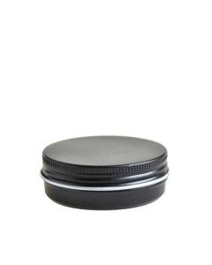 Latita de aluminio 50 ml negra