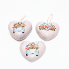 Bola navidad corazón ositos