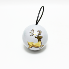 Bola navidad reno blanca