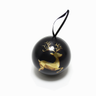 Bola navidad reno negra