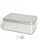 Caja metálica rectangular portada