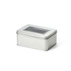 Caja metálica con ventana