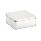 Caja metálica cuadrada con tapa