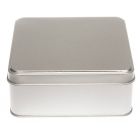 Caja metálica cuadrada mediana
