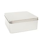 Caja metálica cuadrada pequeña