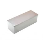 Caja metálica rectangular alargada