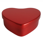 Lata en forma de corazón con ventana