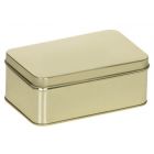 Cajita rectangular pequeña dorada