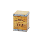 Envase metálico decorado Té 100 gr - Chest
