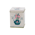 Envase metálico decorado Té 100 gr - Flores