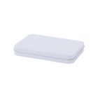 Envase metálico tamaño A6 blanco