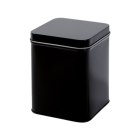 Caja metal cuadrada negra 200 gr