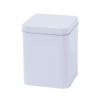 Caja metal cuadrada blanca 200 gr