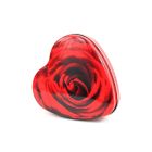 Lata corazón con rosa
