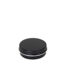 Latita de aluminio negra de 15 ml