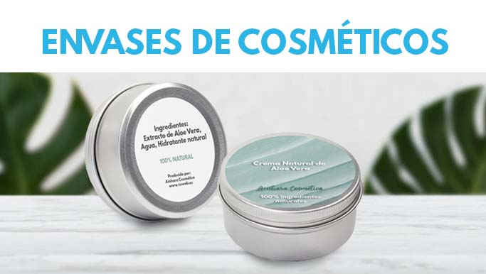 La personalización de botes para cosmética