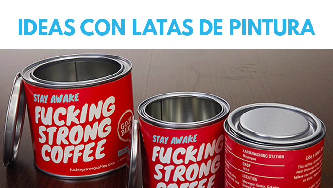 Usos originales de lata de pintura