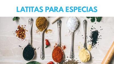 Botes y latas para Especias