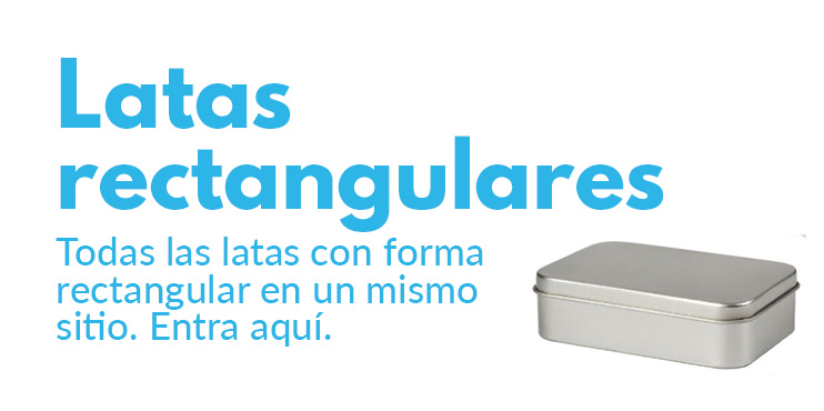 comprar latas rectangulares