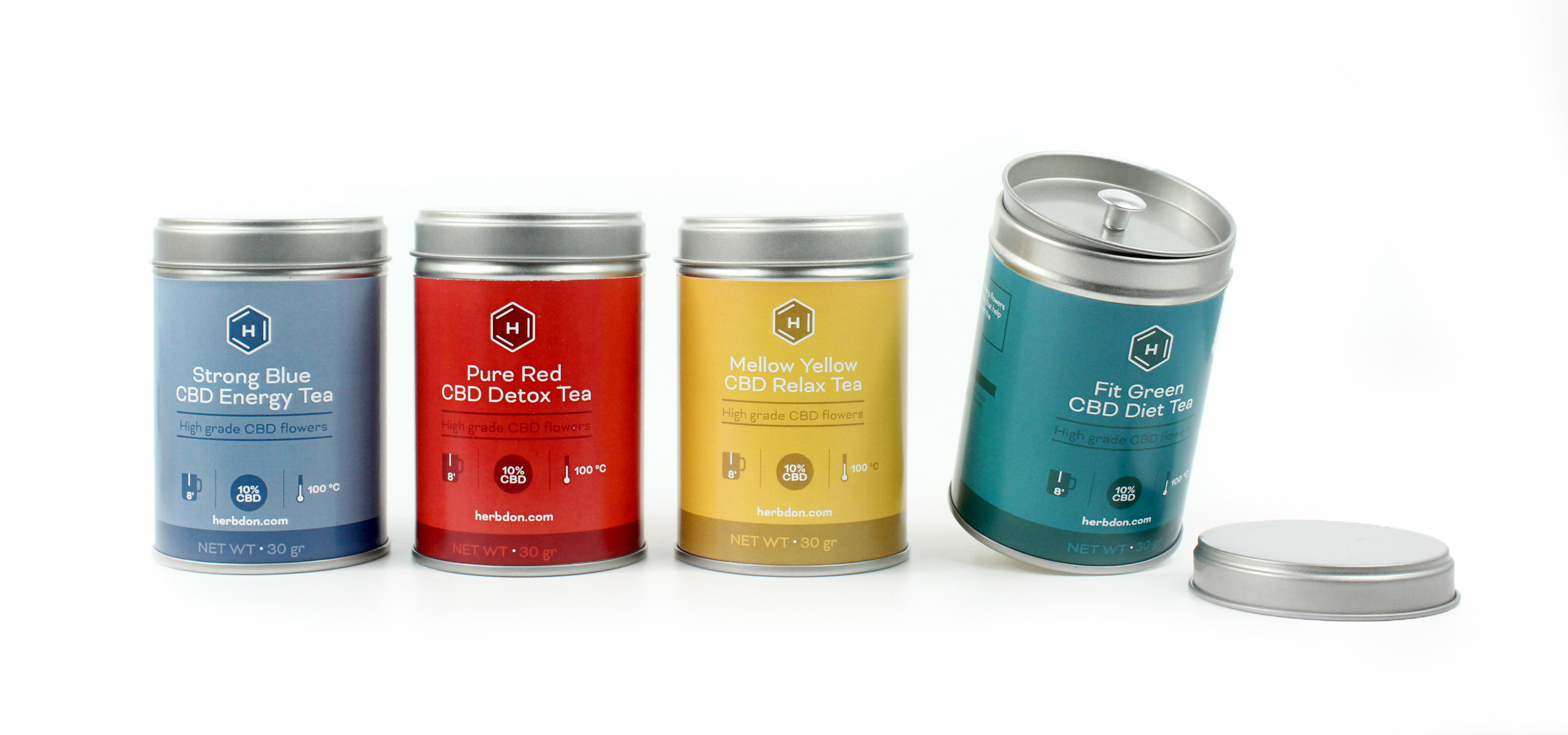 latas para té personalizadas