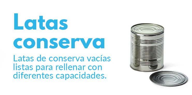 Latas de conserva vac&iacute;as